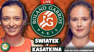 SWIATEK vs KASATKINA  French Open 2022 Semi Final  LIVE Tennis PlaybyPlay GTL Stream [upl. by Hathaway695]