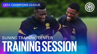 TRAINING SESSION  1 DAY UNTIL INTERMILAN ⚫🔵 IMInter InterMilan [upl. by Rotsen]