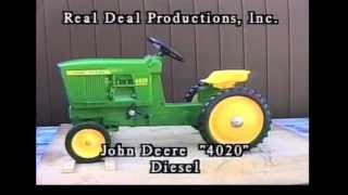 John Deere 4020 Diesel Pedal Tractor  Ertl [upl. by Colyer]