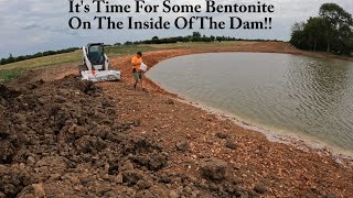 Bentonite Down And Ready To Final Grade This Pond [upl. by Rolandson868]