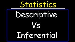 Descriptive Statistics vs Inferential Statistics [upl. by Bartko]