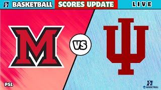 Indiana vs Miami  NCAA Mens Basketball 2024  College Basketball Live Score Update today [upl. by Erdne]