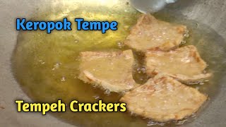 Keropok Tempe  Tempeh Crackers [upl. by Barbour481]