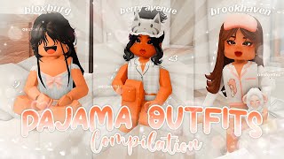 Pajama  Pyjamas Outfit Codes Compilation Berry Avenue Bloxburg amp Brookhaven RP roleplay [upl. by Yecram]