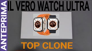 Top clone Watch Ultra 8 unboxing e anteprima con chiamata bluetooth app fitcouldpro [upl. by Ynahteb]