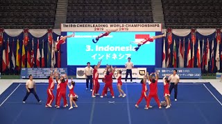 DAY 2 Team Indonesia Mixed  Cheerleading World Championship 2019 [upl. by Aicul915]