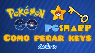 Tutorial como pegar key grátis do PGSHARP POKEMON GO [upl. by Rozina]