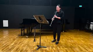 Stravinsky 3 pieces for clarinet solo 2nd3rd pieces [upl. by Bea]