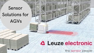 Leuze electronic  Sensor Solutions for Automated Guided Vehicles AGVs [upl. by Rhynd]