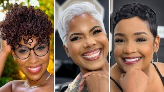 Natural Short Curly Hairstyles for OLDER Black Women OVER 50 [upl. by Rus]