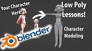 Low Poly Character Modeling Tutorial 1 [upl. by Omiseno]