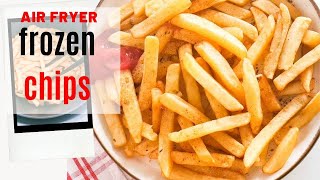 Ninja Foodi Air Fryer Frozen Chips  French Fries [upl. by Kress]