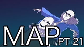 UNDERTALE MAP Reincarnation PART 21 Sans and WD Gaster [upl. by Seymour]