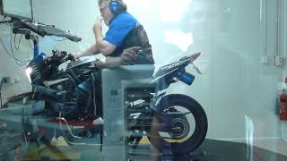 Suzuki B King with NOS on the Dyno 274 HP [upl. by Ashman981]