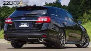 SUBARU LEVORG VMG VM4 HKS HiPower Muffler SpecL [upl. by Garcon]