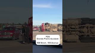 Grand Prairie Alberta Accident [upl. by Etnauq192]