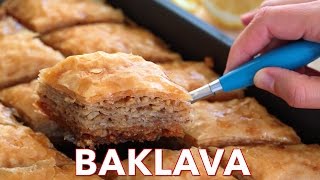 How To Make The Best Baklava Recipe  Natashas Kitchen [upl. by Weikert]