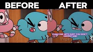 Gumball Goes Super Saiyan Before and After Edit [upl. by Anirazc837]