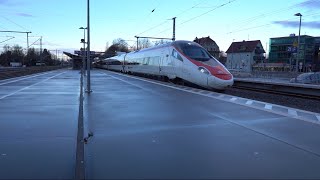 Bahntour 2024 3 Schweizer Bahnhof in Deutschland [upl. by Dillon91]