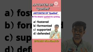 Antonym of Quelled  shorts antonymofquell englishwithnimaisir [upl. by Ettennat]