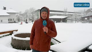 Viel Schnee im Allgäu Rodeln statt Wandern in Bayern2 Mai 2021 [upl. by Amikay271]