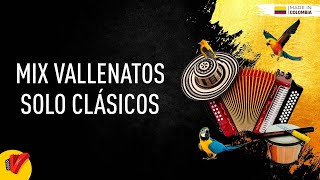 Mix Vallenatos Sólo Clásicos Video Letras  Sentir Vallenato [upl. by Nickie570]