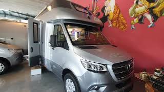 Mercedes monocoque Silver Dream motorhome with side bed [upl. by Shushan]