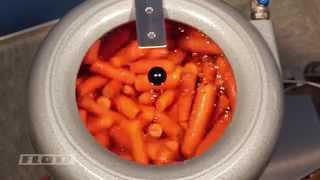 Gemüseschälmaschine Karotten  Vegetable peeling machine carrots [upl. by Ehsom]