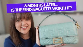 6 MONTH REVIEW  FENDI BAGUETTE BAG REVIEW [upl. by Suiraj]