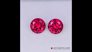 Lab Ruby – 318ct tcw Pair [upl. by Laney]