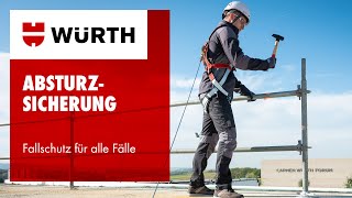 Absturzsicherung – Fallschutz für alle Fälle  Würth AG [upl. by Audi]