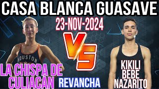 LA CHISPA DE CULIACÁN MANOIN CHULETAS VS KIKILI BEBE NAZARITO  REVANCHA  CASA BLANCA  23NOV2024 [upl. by Anairt]