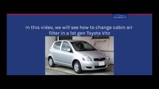 Changing Toyota Vitz Cabin Filter [upl. by Neiluj]