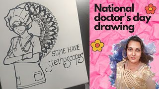 Try out this National Doctors day drawing Mandala art Series Day 4 nationaldoctorsday drawing [upl. by Rein]