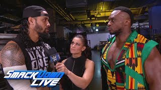 Big E amp Jimmy Uso are ready for The Bludgeon Brothers SmackDown LIVE March 13 2018 [upl. by Drus]