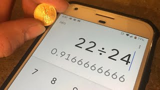 the MATH behind calculating purity of gold 24k 22k 18k 14k 12k 10k [upl. by Ko]