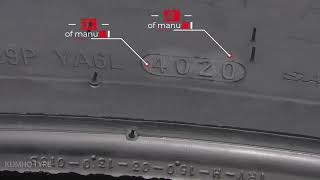 Kumho Tyre Tips  Tyre Age [upl. by Annohsat]