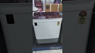 Haier washing machine semi automatic HTW80178 ⚡8 kg haier washingmachine [upl. by Lednem]