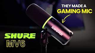 SHURE made a Gaming Mic  Shure MV6 Review  Before You Buy [upl. by Dewie115]