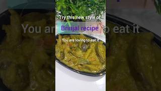 Lets try different recipe of Brinjal brinjalgravy brinjalrecipe ytshorts latestrecipe food [upl. by Bomke]