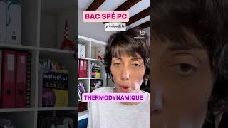 La thermodynamique spé physique bac terminale physique physiquechimie bac2024 [upl. by Auria]