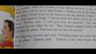 class 5th English chapter 12 Damon and Pythias [upl. by Akimihs]