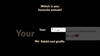 Favourite animals [upl. by Doe]