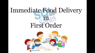 Coding Series  SQL  Immediate Food Delivery in First Order [upl. by Nacul]