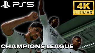 EA FC 25 Manager Career Gameplay Champions League Lille vs Real Madrid PS5 4K [upl. by Watts]