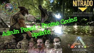 Admin Panel  Promo Codes  ARK Mobile  Ark Survival Evolved [upl. by Kosel]