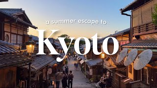 Kyoto in summer  Japan Travel Vlog  4day itinerary [upl. by Anabal]