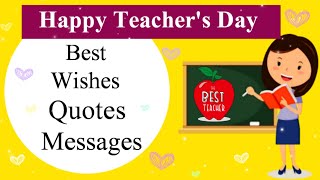 Teachers day Wishes  Happy Teachers day wishes quotes  Best wishes for your teacher  2023 [upl. by Mcclain626]