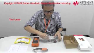 Keysight U1281AU1282A Handheld Digital Multimeter Unboxing [upl. by Atalante810]