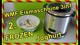 FROZEN Joghurt Rezept low carb WMF Eismaschine 3in1 SoFie Haushalt Unperfekt Perfekt [upl. by Oniliuqnart]